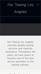 Mobile Screenshot of losangelescitytowing.com