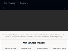 Tablet Screenshot of losangelescitytowing.com